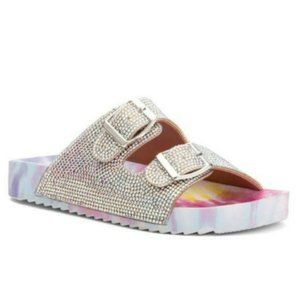 Rhinestone Sparkle Buckle Sandals